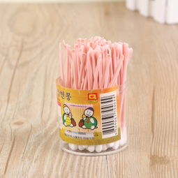 棉签厂家直销 探访义乌国际商贸城四区的新款带耳勺医用棉签